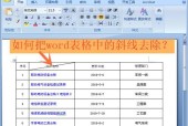 探索以word表格斜线一分为三的打字技巧（简便高效的word表格斜线一分为三方法）